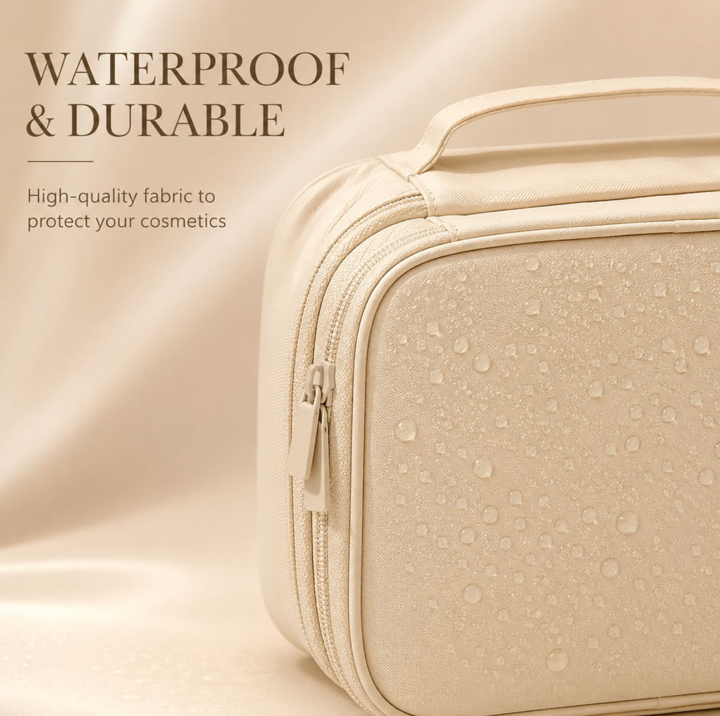 Chic Multi-Pocket Travel Cosmetic Organizer Bag
