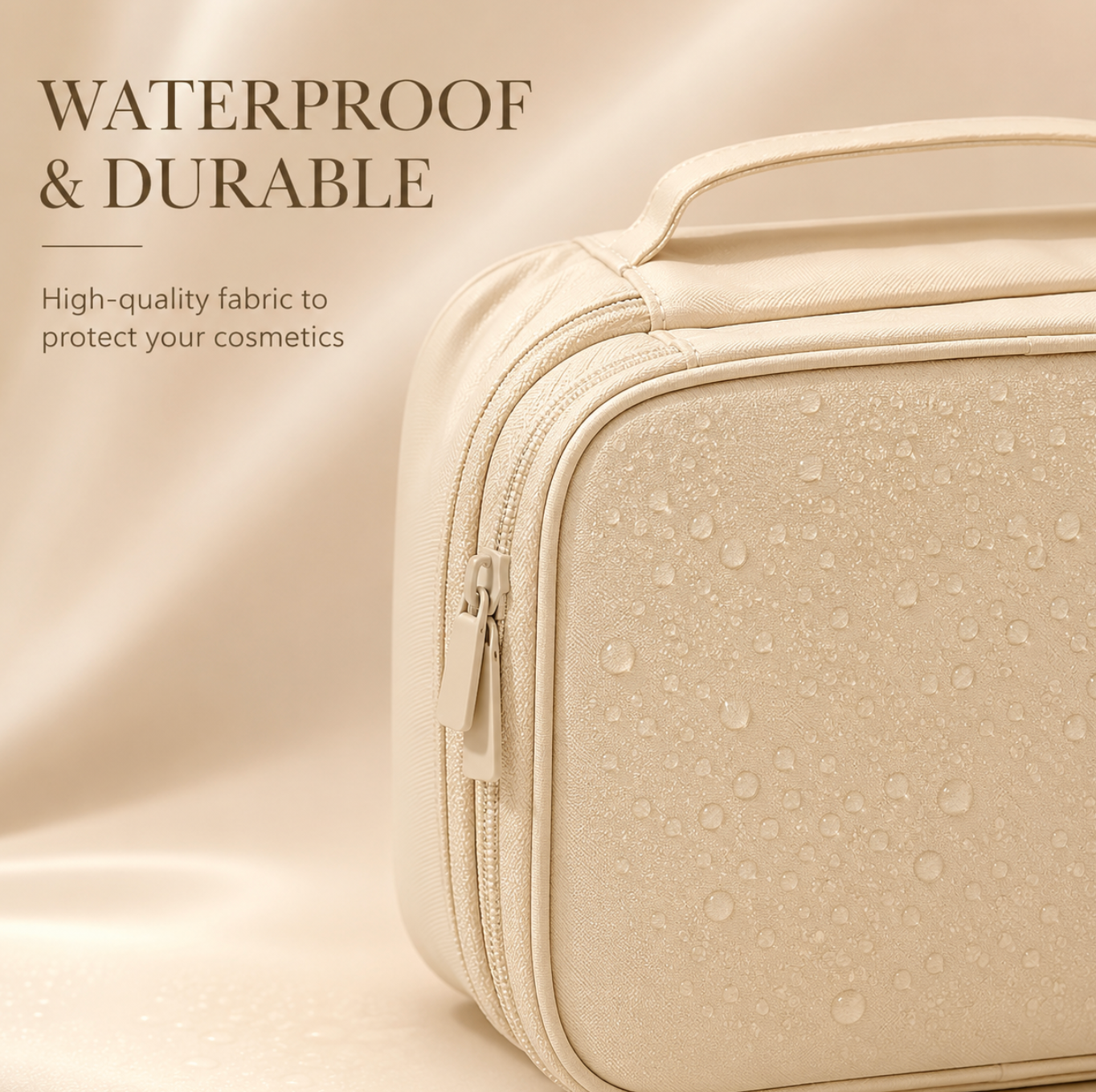 Chic Multi-Pocket Travel Cosmetic Organizer Bag