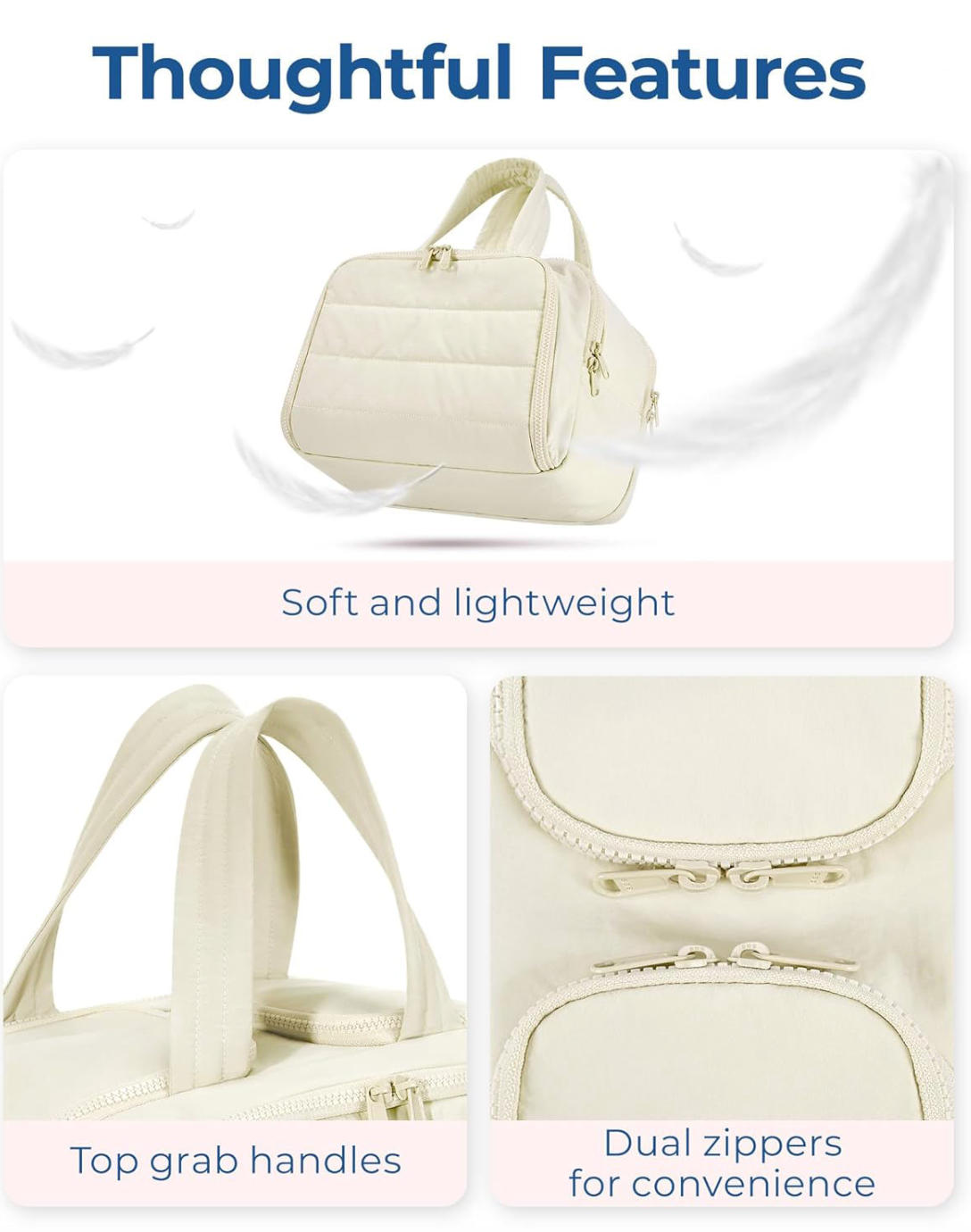 Luxe Oversized Nylon Travel & Everyday Tote Bag