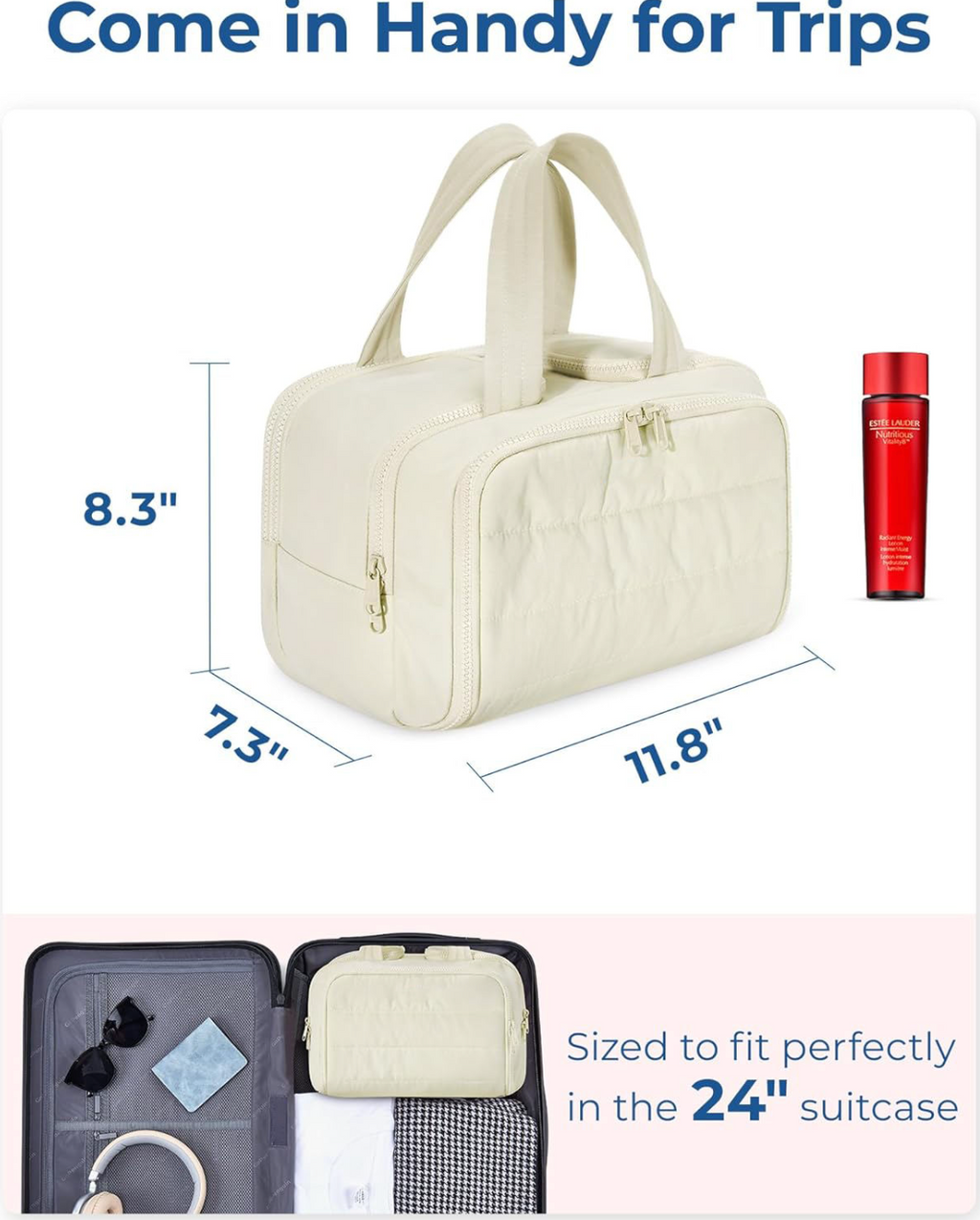 Luxe Oversized Nylon Travel & Everyday Tote Bag