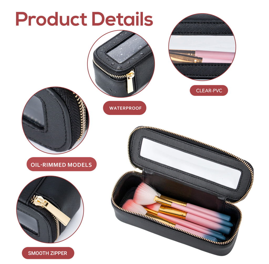 Luxe Professional PU Leather Makeup Organizer Case