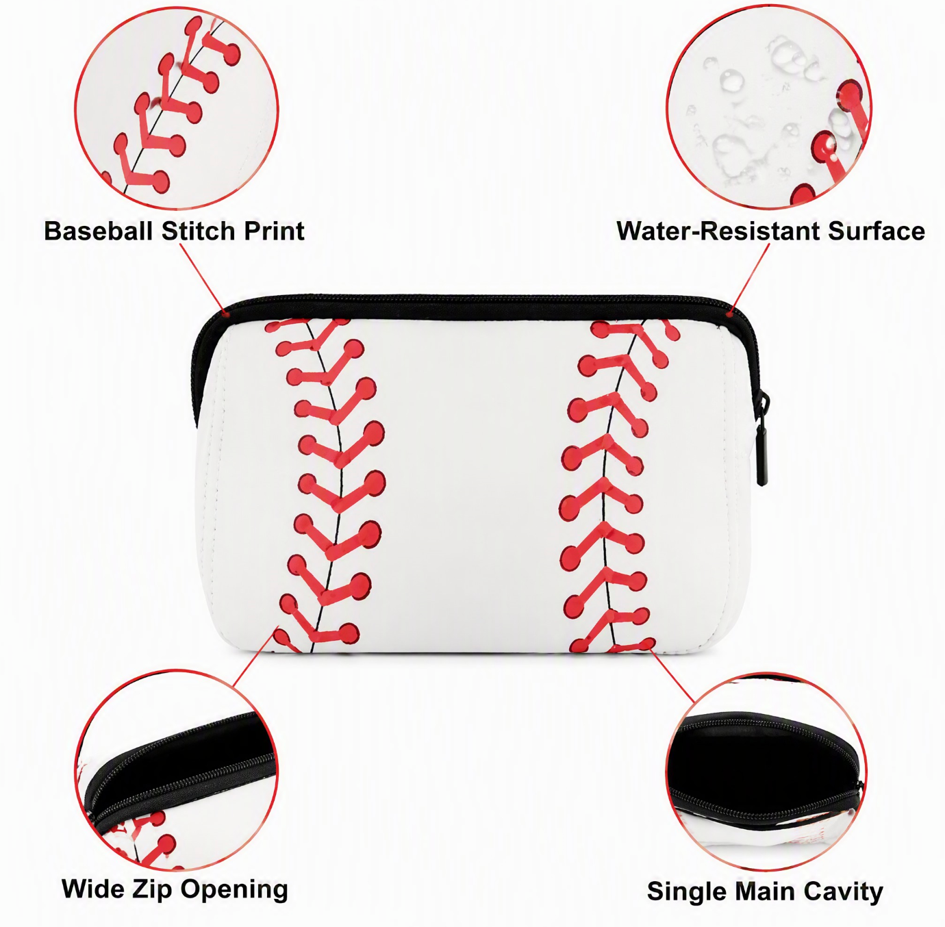 Chic Neoprene Cosmetic Pouch