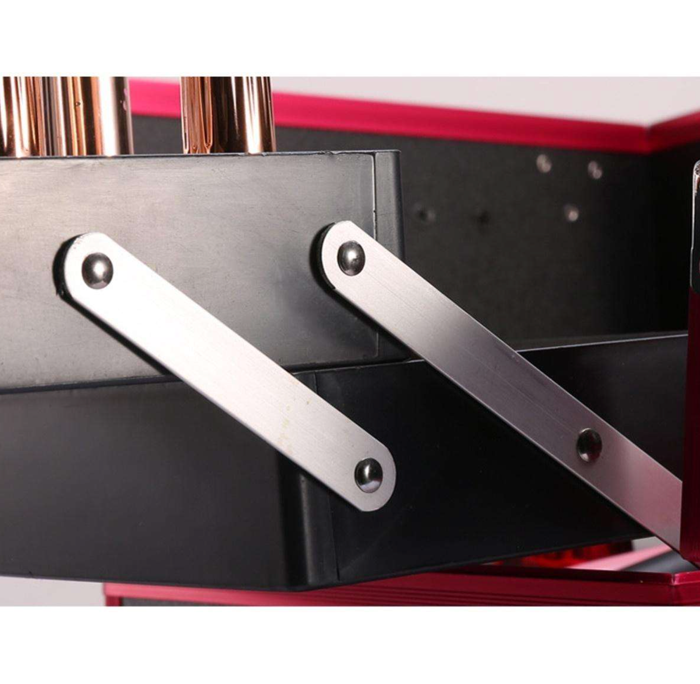 Professional Lockable Aluminum Makeup Organizer Case