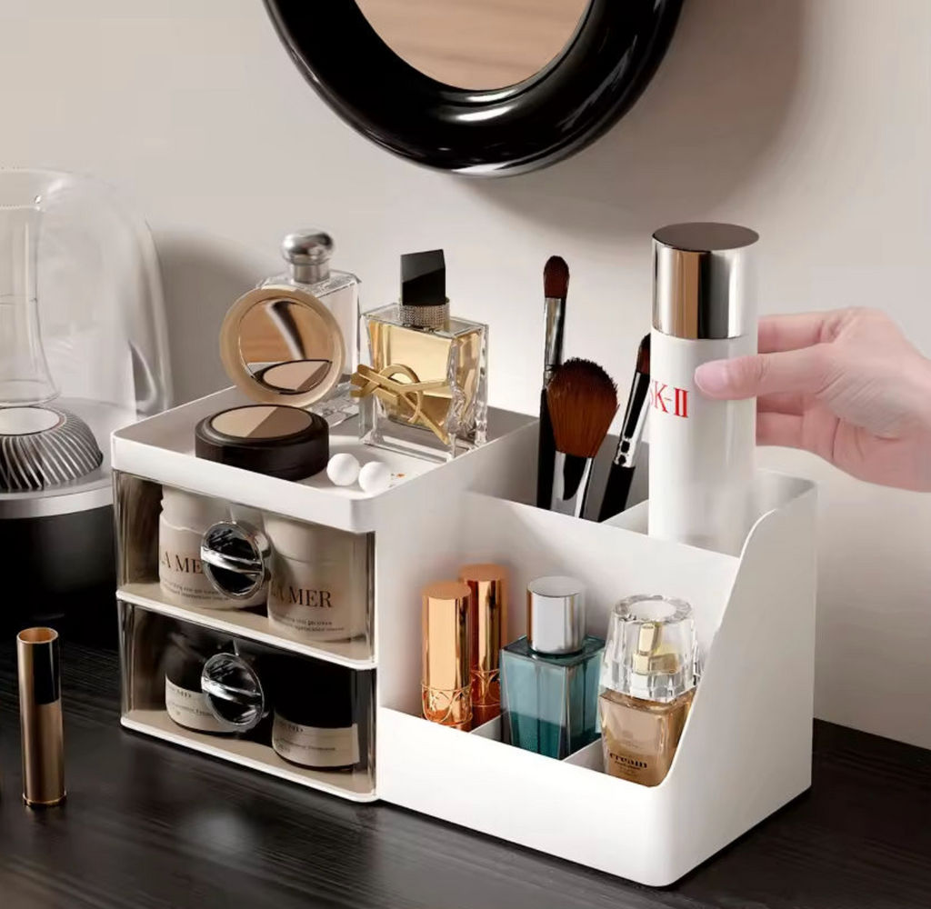 Luxury Double Multifunction Cosmetics Organizer