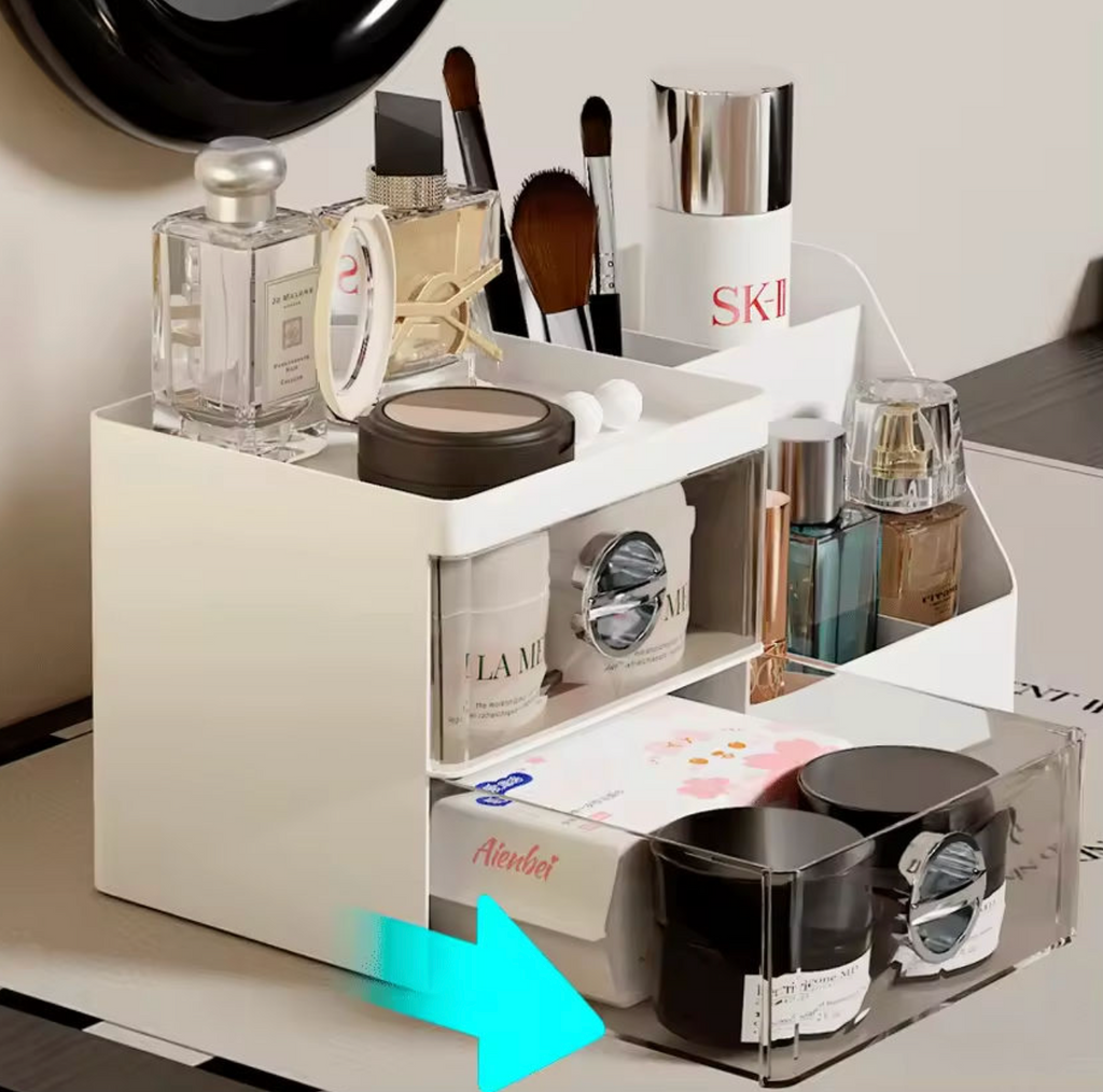 Luxury Double Multifunction Cosmetics Organizer