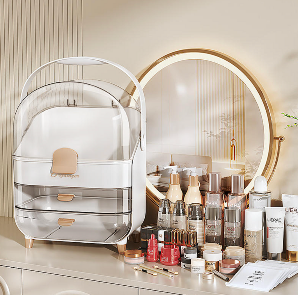 Luxe Multifunctional Desktop Makeup Organizer